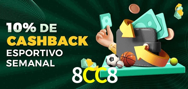10% de bônus de cashback na 8CC8