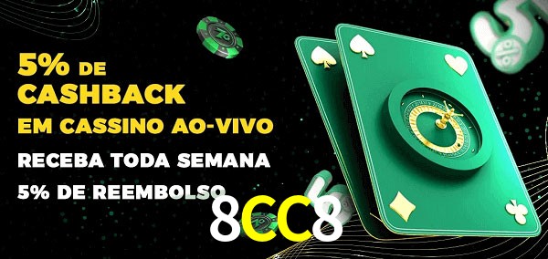 Promoções do cassino ao Vivo 8CC8